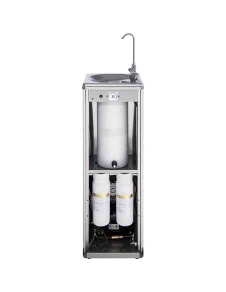 Commercial Stainless Steel Drinking Water Fountain with Drinking Tap and Bottle Tap | Stalwart DA-YL600C