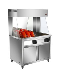 Chips Scuttle/Dump Bagging &amp Warming Station | Stalwart DA-HCW833