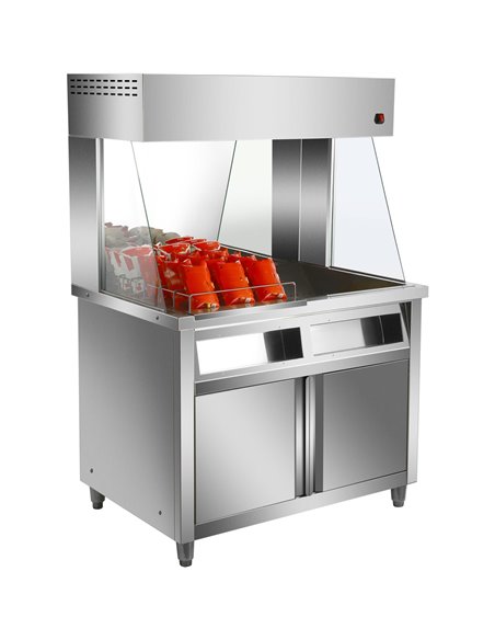 Chips Scuttle/Dump Bagging &amp Warming Station | Stalwart DA-HCW833