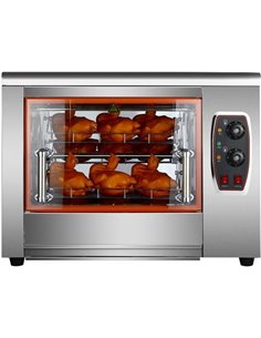 Professional Chicken Rotisserie Oven Electric 4 baskets 8-12 chickens | Stalwart DA-HEJ266