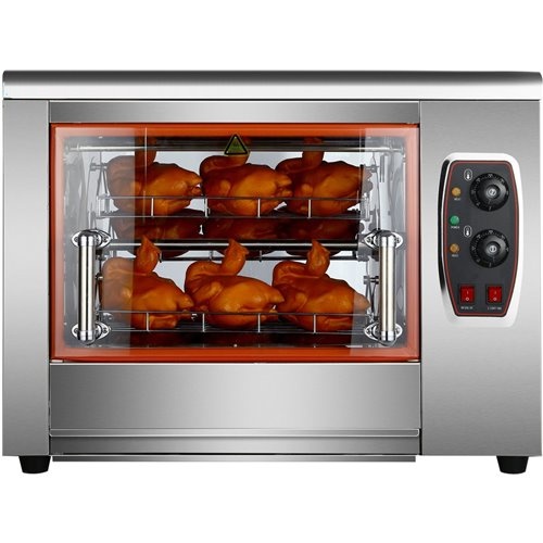 Professional Chicken Rotisserie Oven Electric 4 baskets 8-12 chickens | Stalwart DA-HEJ266