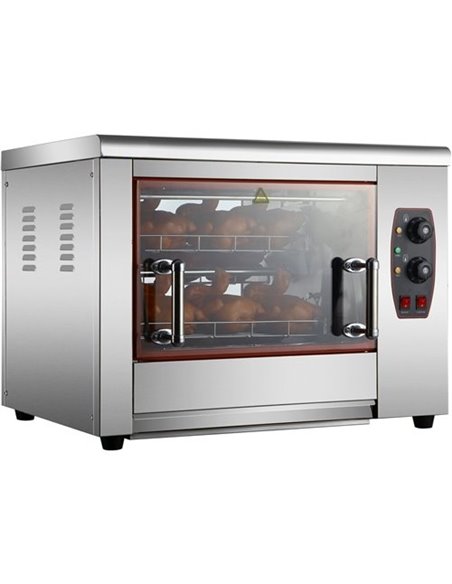 Professional Chicken Rotisserie Oven Electric 4 baskets 8-12 chickens | Stalwart DA-HEJ266