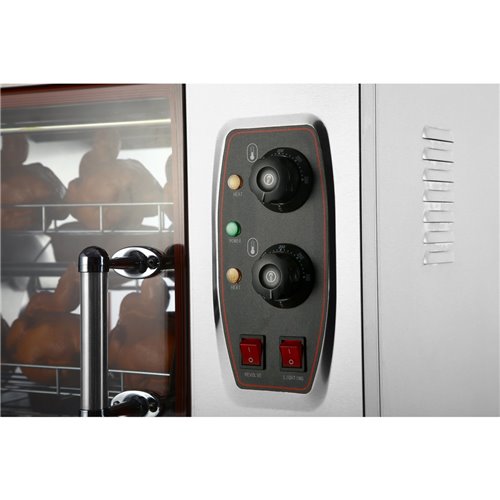 Professional Chicken Rotisserie Oven Electric 4 baskets 8-12 chickens | Stalwart DA-HEJ266