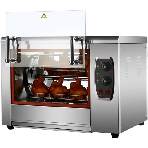 Professional Chicken Rotisserie Oven Electric 4 baskets 8-12 chickens | Stalwart DA-HEJ266