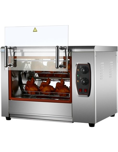 Professional Chicken Rotisserie Oven Electric 4 baskets 8-12 chickens | Stalwart DA-HEJ266