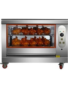 Professional Chicken Rotisserie Oven Electric 4 baskets 12-16 chickens | Stalwart DA-HEJ268