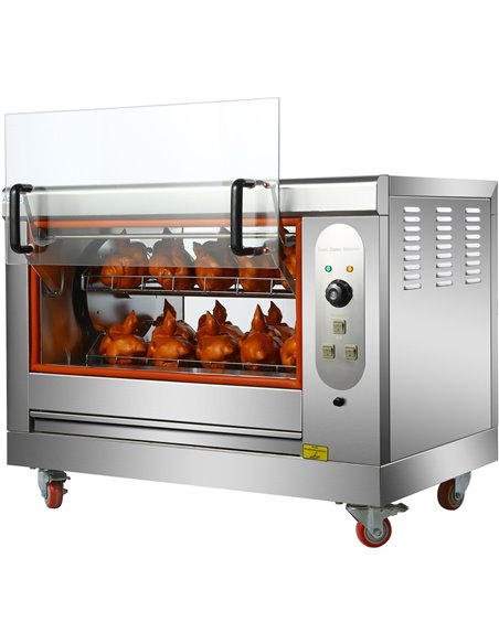 Professional Chicken Rotisserie Oven Electric 4 baskets 12-16 chickens | Stalwart DA-HEJ268