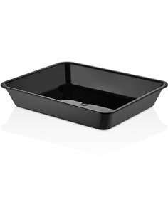 Polycarbonate Tray GN1/2 Depth 50mm Black 2 litres | Stalwart DA-GNP1250ZW