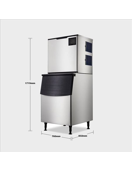 281011 - Cube Ice Machine 455kg (HAM-455K)