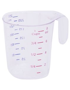 Polycarbonate Measuring Jug 1 Cup Heavy duty | Stalwart DA-MC3