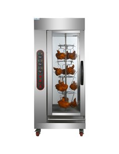 Professional Chicken Rotisserie Oven Electric 12-24 chickens | Stalwart DA-HEJ206