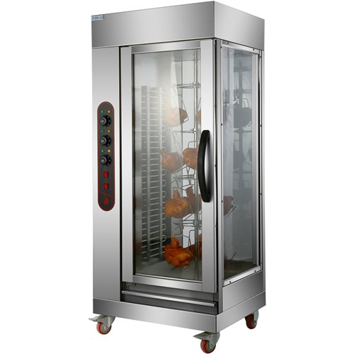 Professional Chicken Rotisserie Oven Electric 12-24 chickens | Stalwart DA-HEJ206
