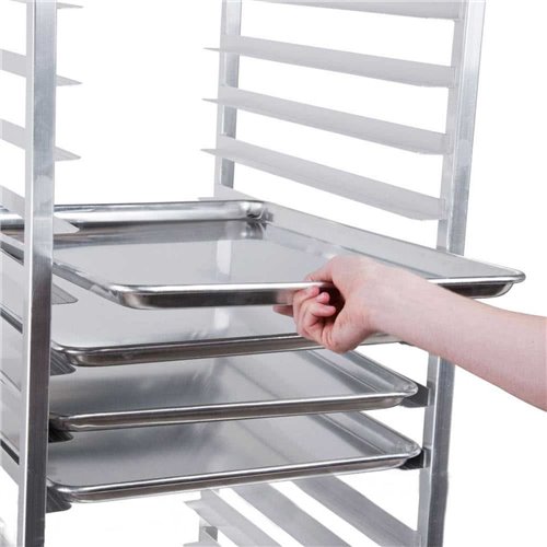 Rack/Tray/Pan Trolley Stainless steel Bakery 600x400mm 15 tier 470x620x1700mm | Stalwart DA-19037