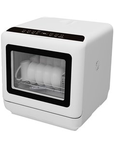 Commercial Mini Countertop Dishwasher 840W | Stalwart DA-WST5A6WTWL 