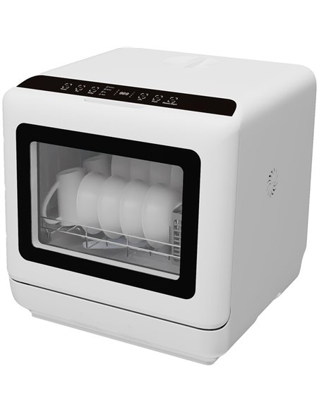Commercial Mini Countertop Dishwasher 840W | Stalwart DA-WST5A6WTWL 