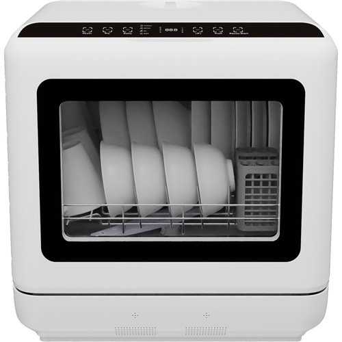Commercial Mini Countertop Dishwasher 840W | Stalwart DA-WST5A6WTWL 