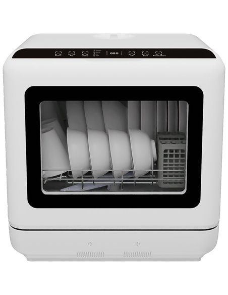 Commercial Mini Countertop Dishwasher 840W | Stalwart DA-WST5A6WTWL 