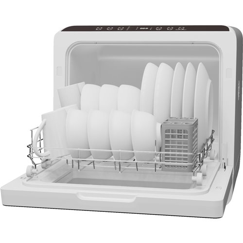 Commercial Mini Countertop Dishwasher 840W | Stalwart DA-WST5A6WTWL 