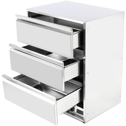 Commercial Food Warmer 3 drawers GN1/1 | Stalwart DA-WHBWD03