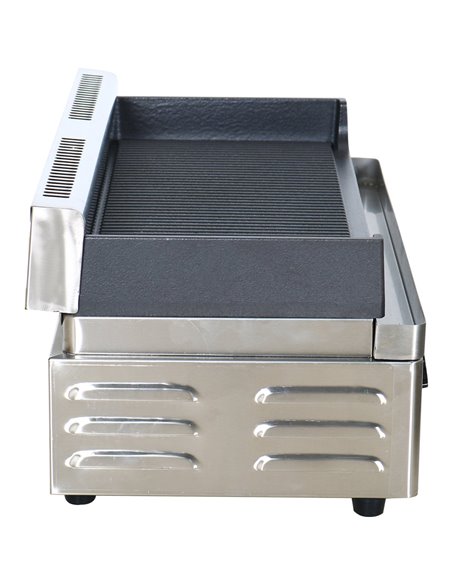 Professional Grill Electric 1 zone 2.3kW Ribbed Cast iron top | Stalwart DA-GP5530EW