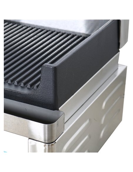 Professional Grill Electric 1 zone 2.3kW Ribbed Cast iron top | Stalwart DA-GP5530EW