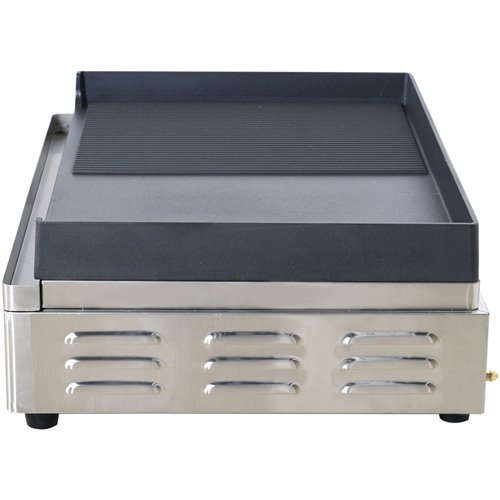 Professional Grill Electric 2 zones 4.6kW Smooth/Ribbed Cast iron top | Stalwart DA-GP7050EGW