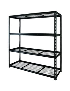 Commercial Heavy Duty Wire Shelving Unit 4 Shelves 1600kg Loading Capacity 1200x450x1830mm | Stalwart DA-SY45120