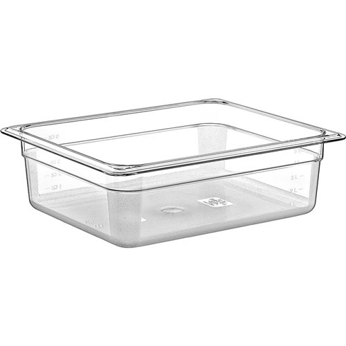Polycarbonate Gastronorm Pan GN1/2 Depth 100mm 5 litres | Stalwart DA-GNP12100