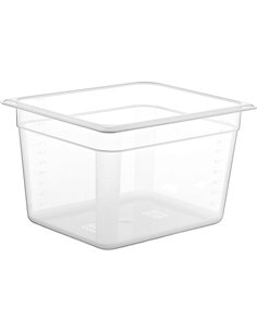 Polypropylene Gastronorm Pan GN1/2 Depth 200mm | Stalwart DA-GNPP12200