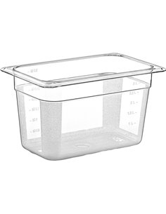 Polycarbonate Gastronorm Pan GN1/4 Depth 150mm | Stalwart DA-GNP14150