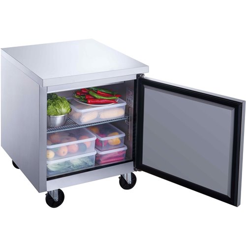 Professional Refrigerated Counter 1 door Depth 800mm | Stalwart DA-DUC29R