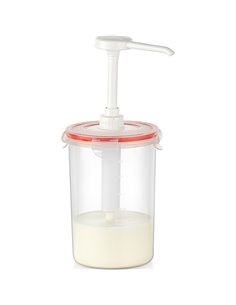 Round Sauce Pump Dispenser 1.5L | Stalwart DA-GDP04