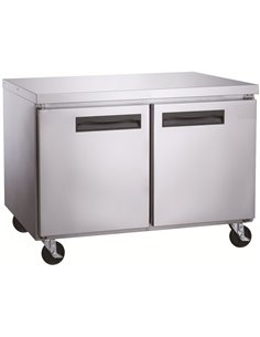 Professional Freezer Counter 2 doors Depth 800mm | Stalwart DA-DUC60F