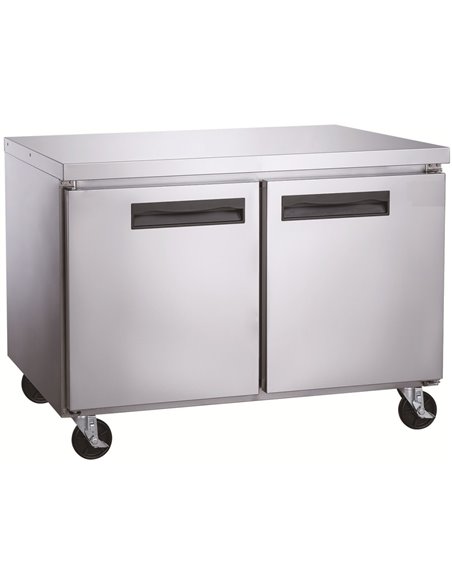 Professional Freezer Counter 2 doors Depth 800mm | Stalwart DA-DUC60F