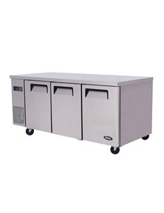 Atosa YPF9047GR Triple Door Undercounter Freezer 470ltrs