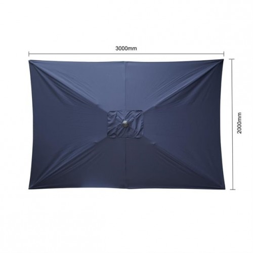 Bolero Seville Square Parasol 2x3m...