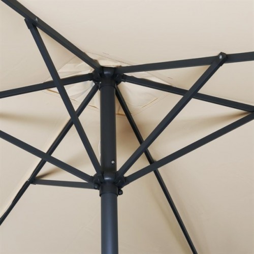 Bolero Seville Square Parasol 2x3m Cream