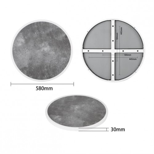 Bolero Fibre Glass Round Table Top...