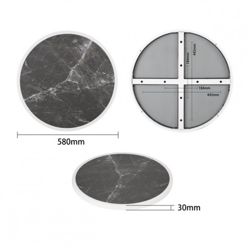 Bolero Fibre Glass Round Table Top...