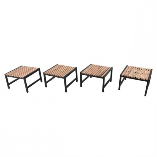 Bolero Steel and Acacia Low Bar...