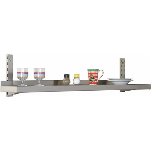 Wall shelf 1 level 800x300mm Stainless steel | Stalwart DA- THWBS1R83