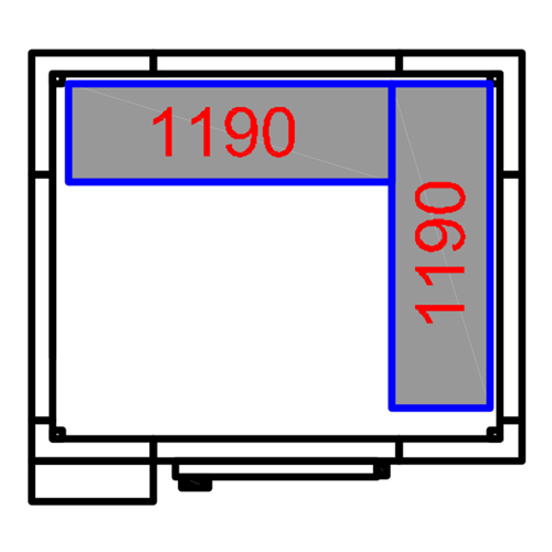 Freezer room with Freezing unit 1500x1800x2010mm Volume 4.1m3 | Stalwart DA- FR1518201