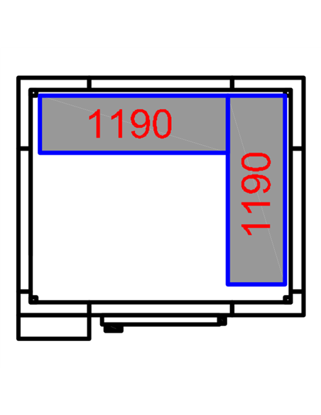 Freezer room with Freezing unit 1500x1800x2010mm Volume 4.1m3 | Stalwart DA- FR1518201