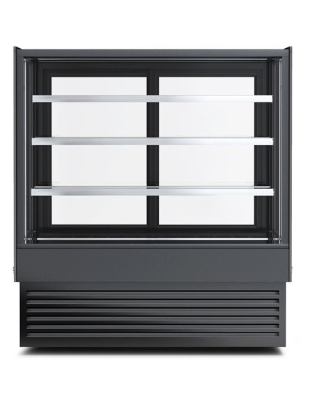 Display Merchandiser Fridge 370 litres 3 shelves Black | Stalwart DA- HL900B3BLACK
