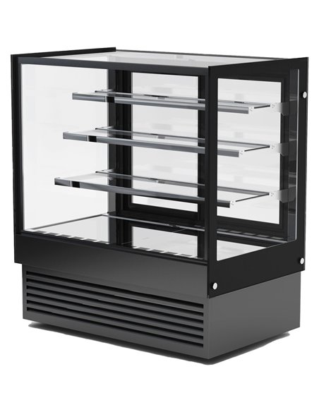 Display Merchandiser Fridge 500 litres 3 shelves Black | Stalwart DA- HL1200B3BLACK