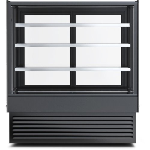 Display Merchandiser Fridge 760 litres with 3 shelves Black | Stalwart DA- HL1800B3BLACK