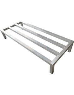 Commercial Aluminium Dunnage Rack 1219x508x203mm 750kg loading | Stalwart DA- DR12220