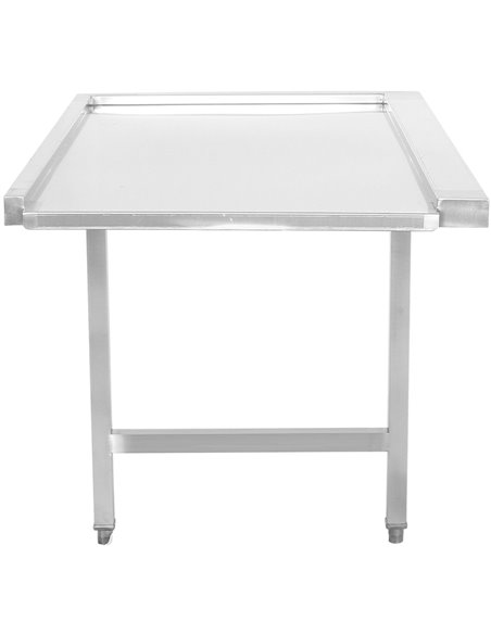 Unloading table Left side 600x650x850mm No bottom shelf No splashback Stainless steel | Stalwart DA- SWT6065R