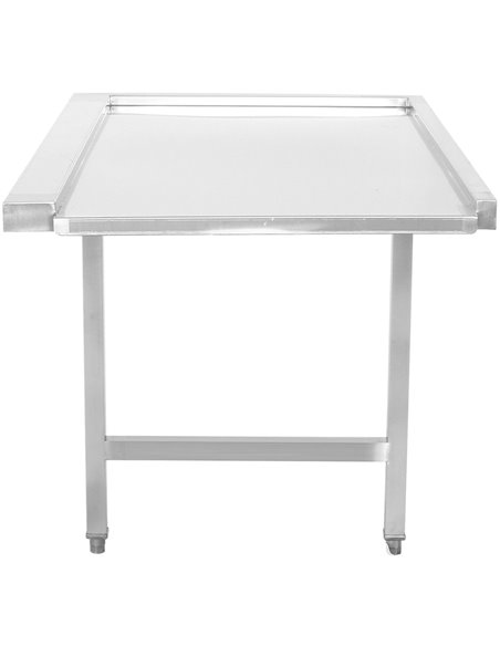 Unloading table Right side 600x650x850mm No bottom shelf No splashback Stainless steel | Stalwart DA- SWT6065L