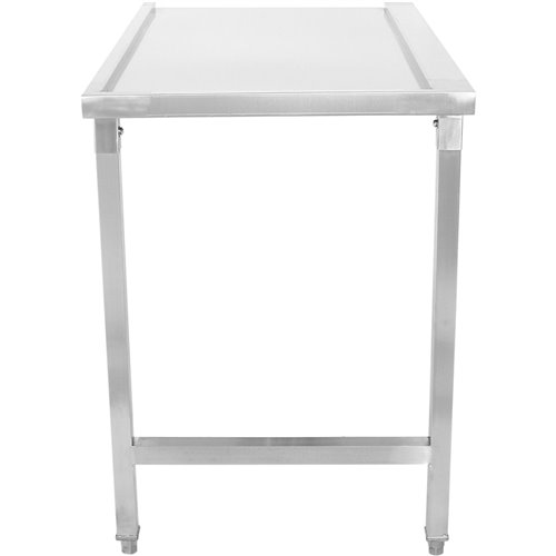 Unloading table Right side 600x650x850mm No bottom shelf No splashback Stainless steel | Stalwart DA- SWT6065L